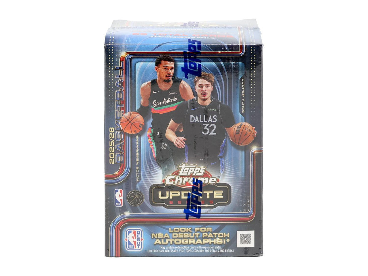 2025-26 Topps Chrome Update Series Basketball Blaster Box