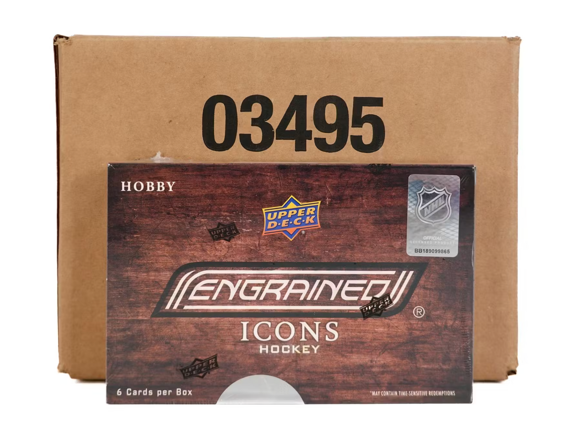 2024-25 Upper Deck Engrained Icons Hockey Hobby 10-Box Case