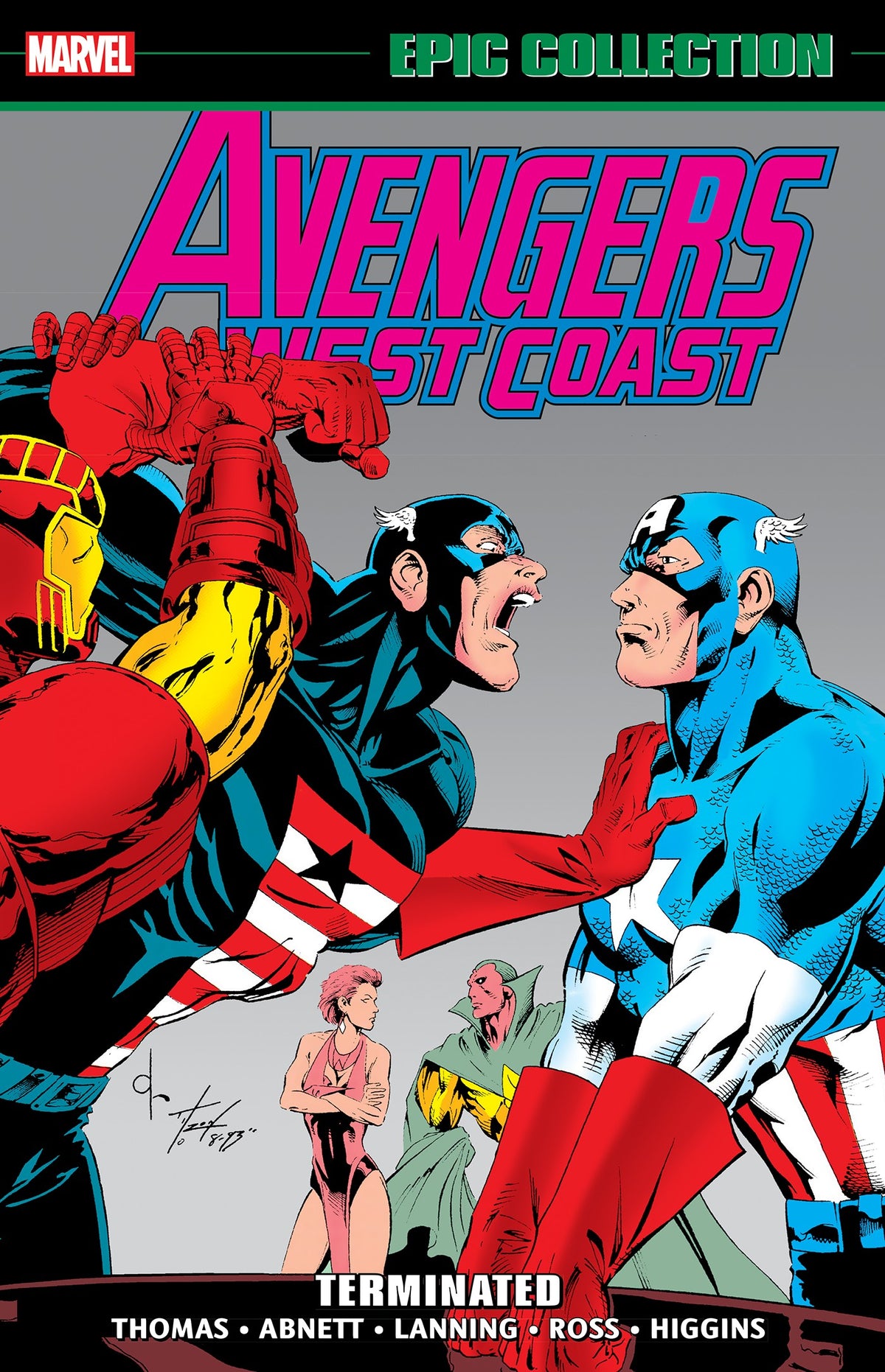 Avengers West Coast Epic Collection: Terminated TP cover by David Ross