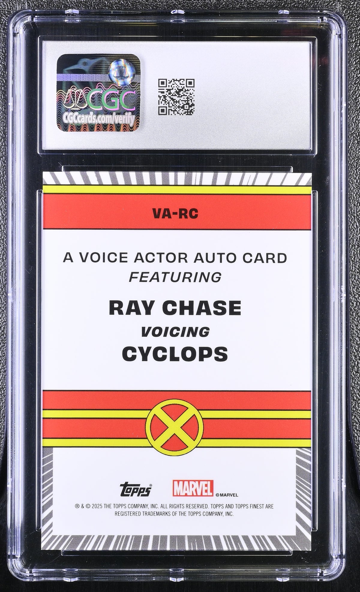 2025 Topps X-Men '97 Finest Ray Chase 19/25 #VA-RC CGC 9