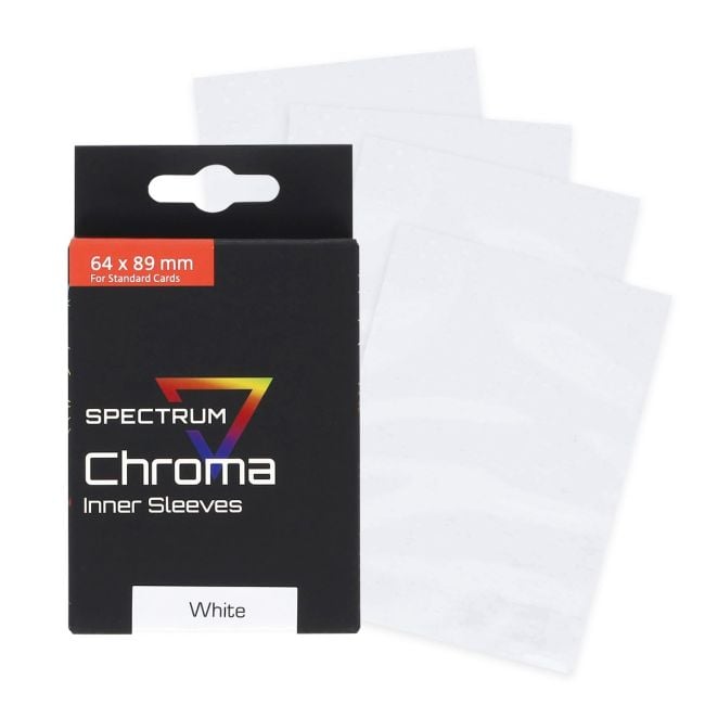 BCW Spectrum Chroma Inner Sleeves - White, 100 pack