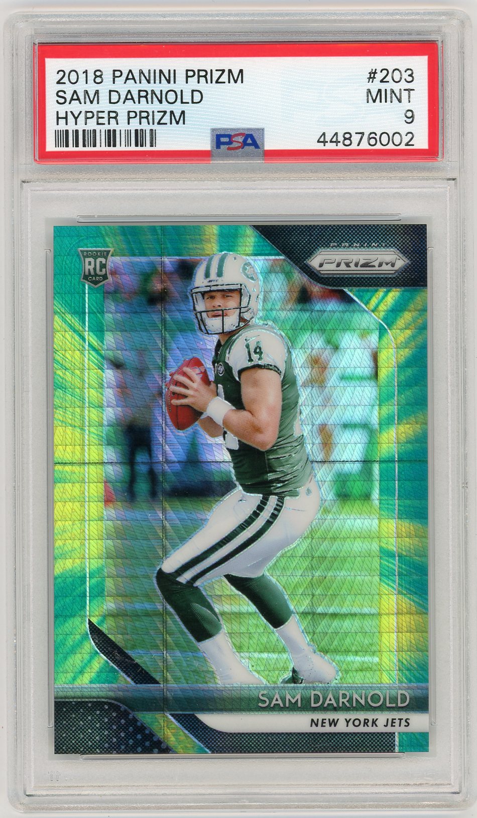 2018 Panini Prizm Sam Darnold #203 Hyper PSA 9