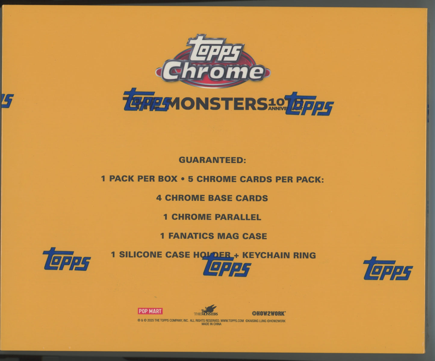 2025 Topps Labubu Chrome 10th Anniversary Box *SAME DAY SHIPPING*