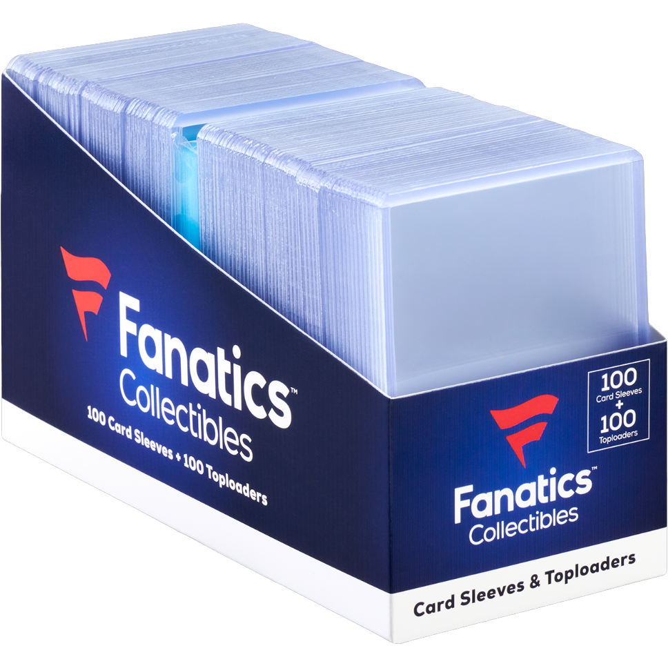 Fanatics Soft Sleeve and Top Loader Combo Pack 100 count