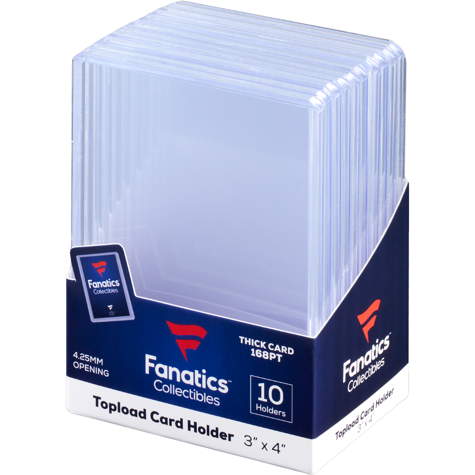 Fanatics Collectibles 168pt 3x4 Toploaders - 10 Count