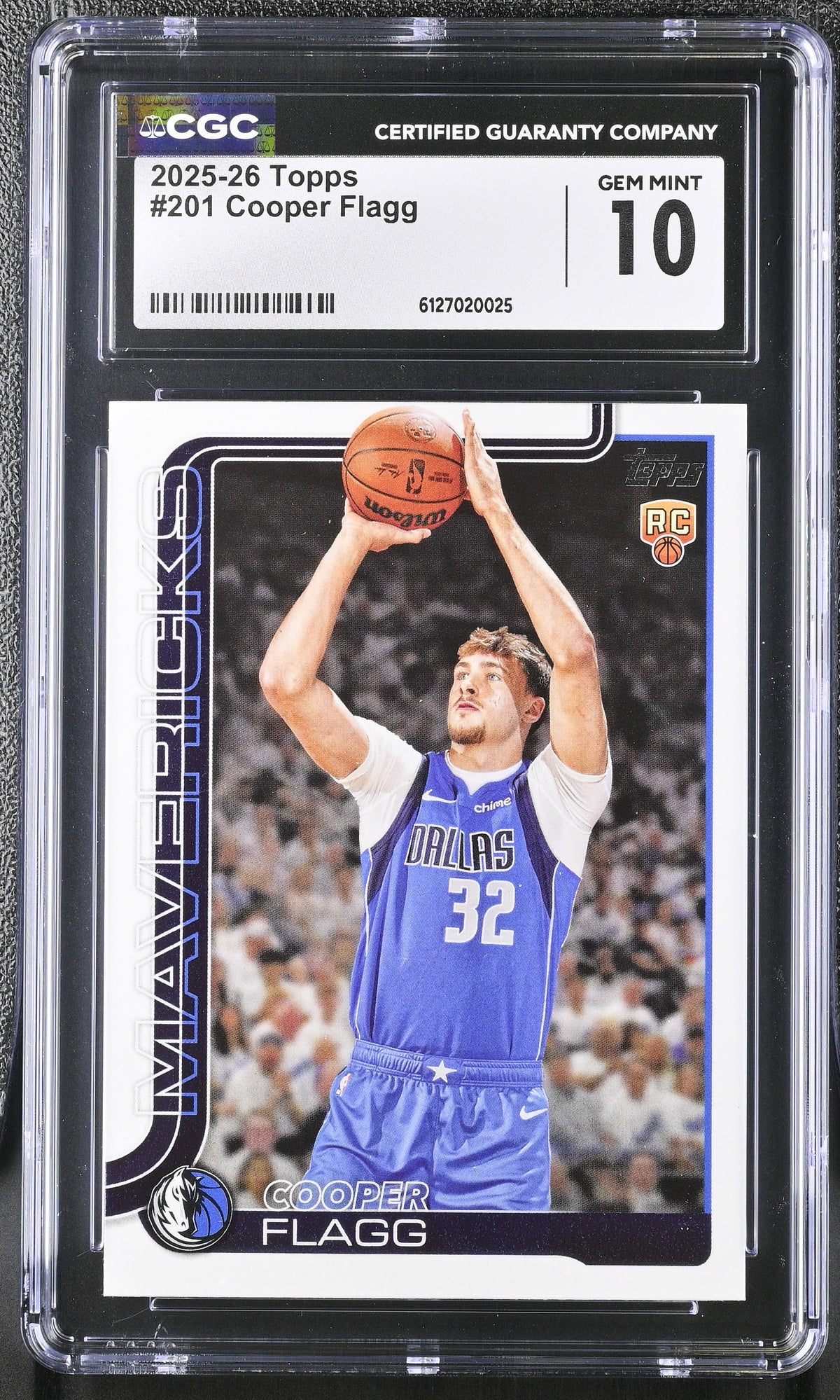 2025-26 Topps Cooper Flagg #201 CGC 10