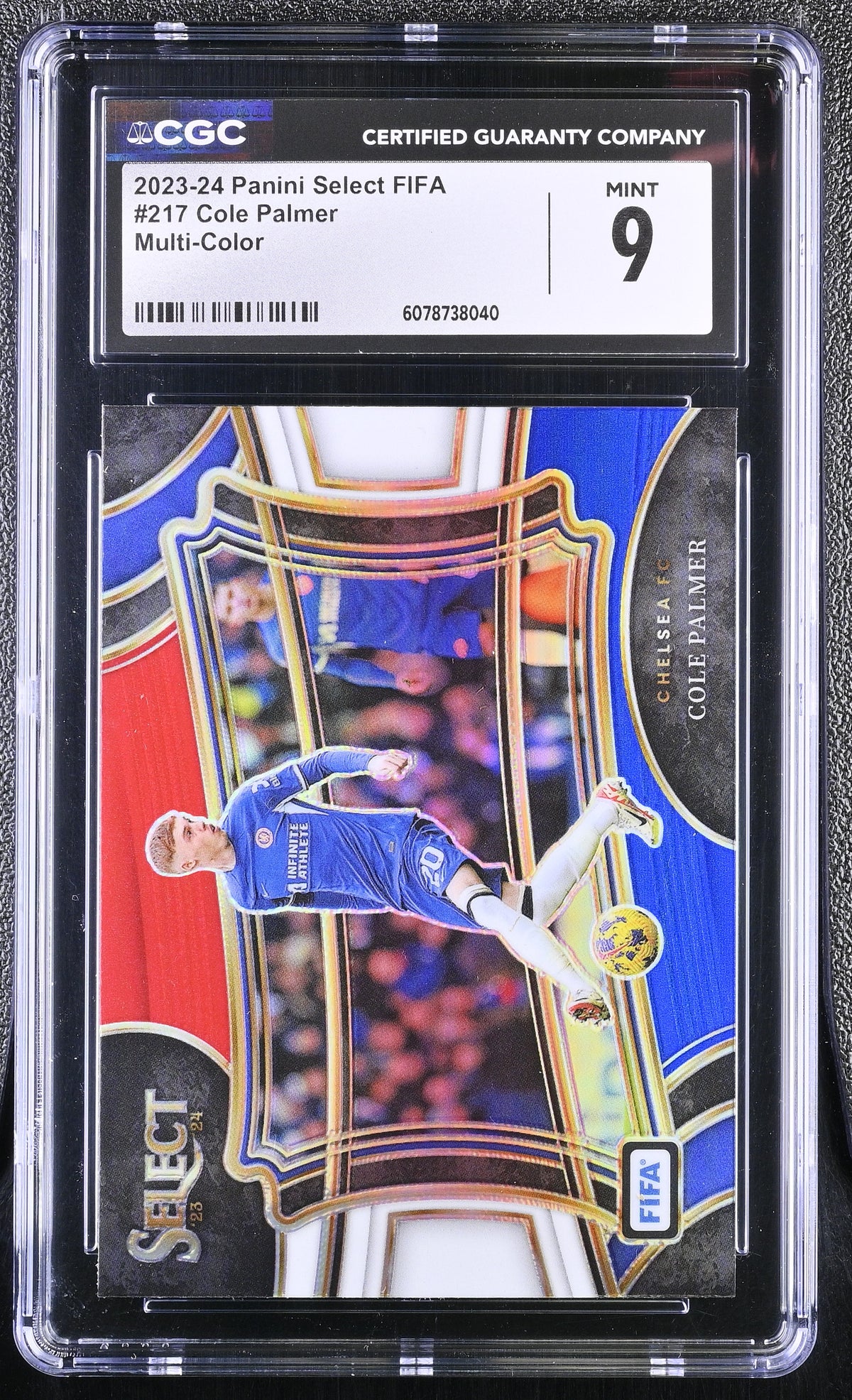 2024 Panini Select FIFA Field Level Cole Palmer #217 Multi-Color CGC 9