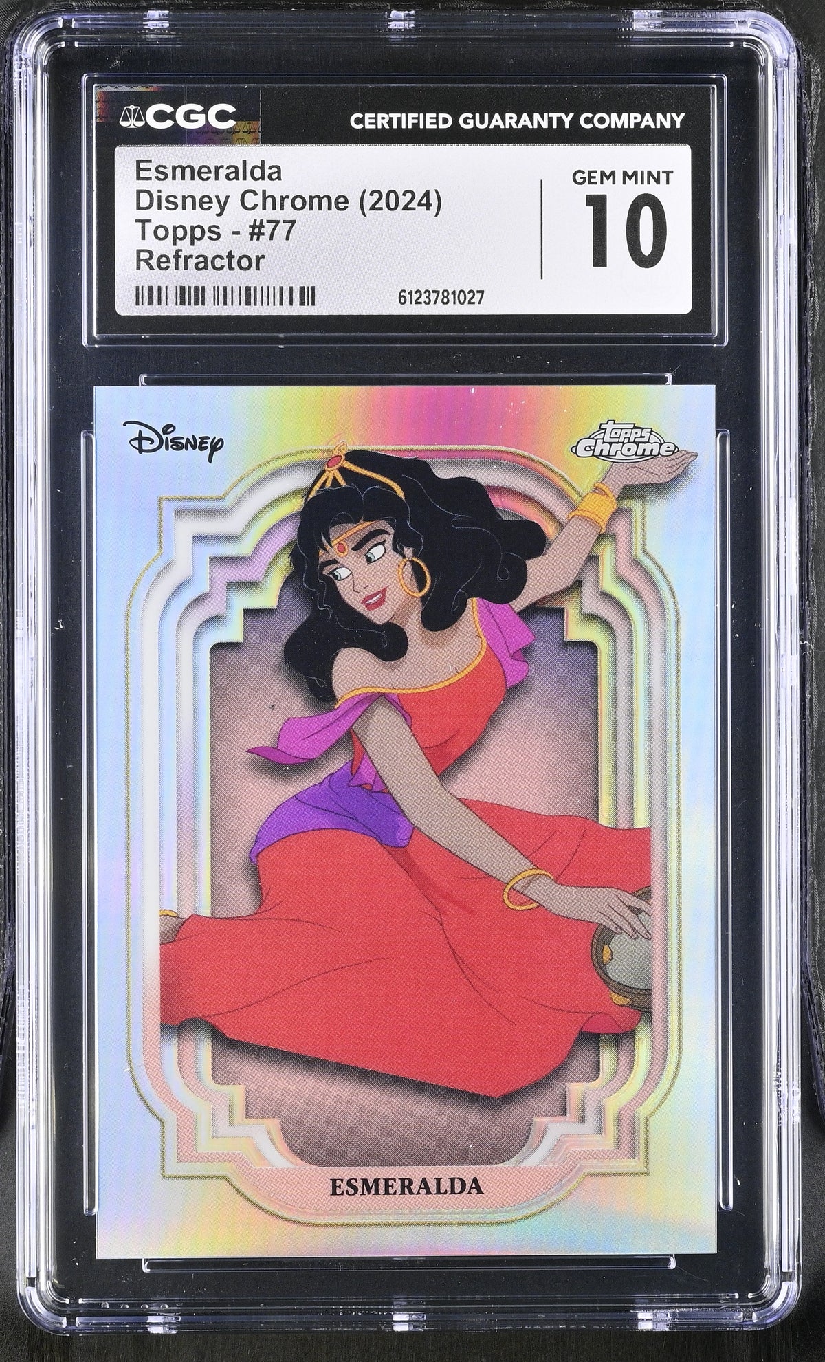 2024 Topps Disney Chrome Esmeralda #77 CGC 10