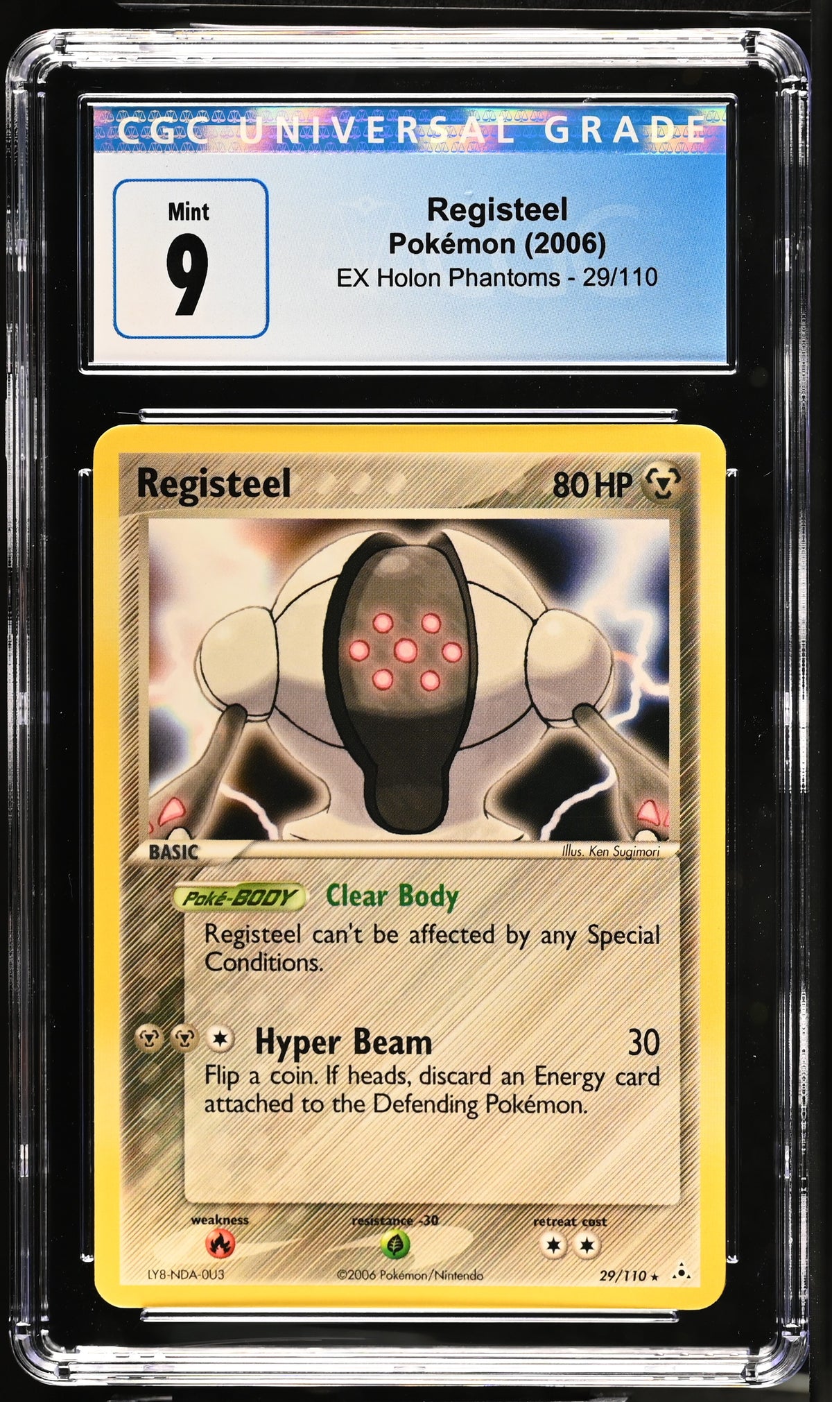 2006 Pokemon EX Holon Phantoms Registeel 29/110 CGC 9 #29/110