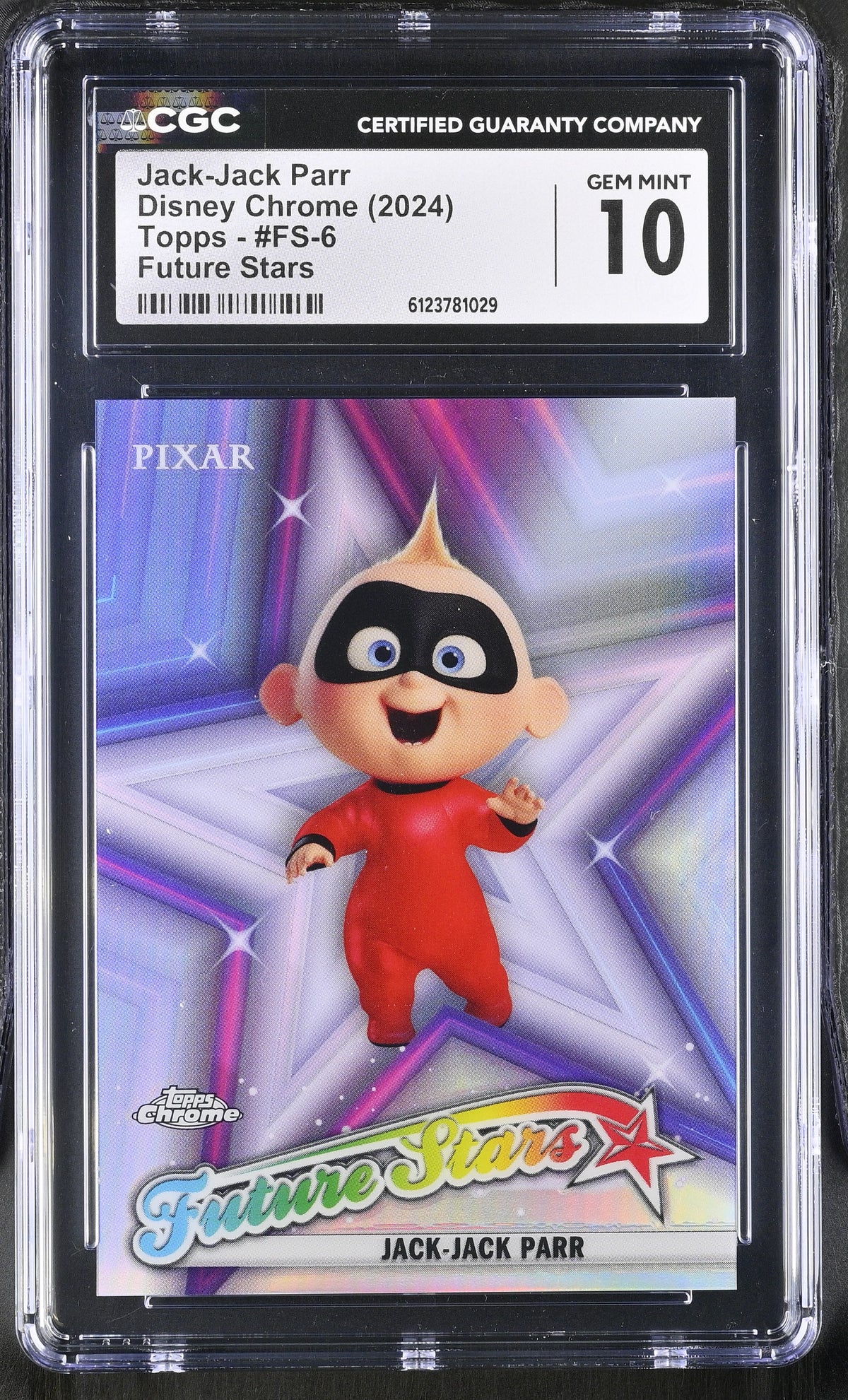 2024 Topps Disney Chrome Jack-Jack Parr #FS-6 CGC 10