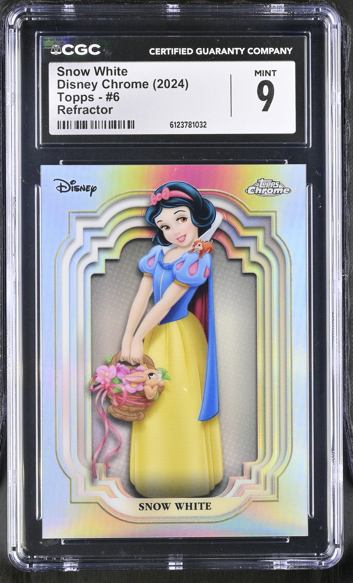 2024 Topps Disney Chrome Snow White #6 CGC 9