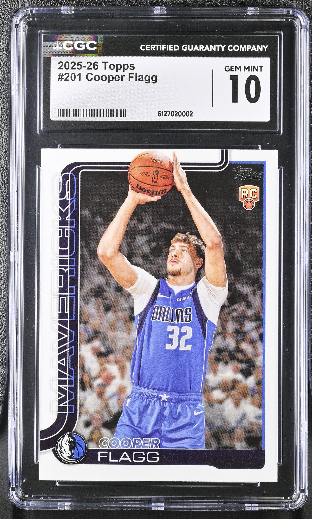2025-26 Topps Cooper Flagg #201 CGC 10