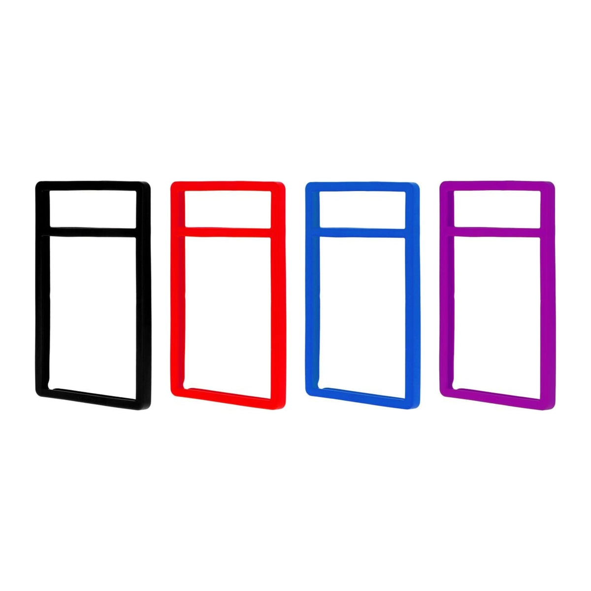 BCW Slab Bumpers for PSA slabs in Black, Red, Blue and Purple