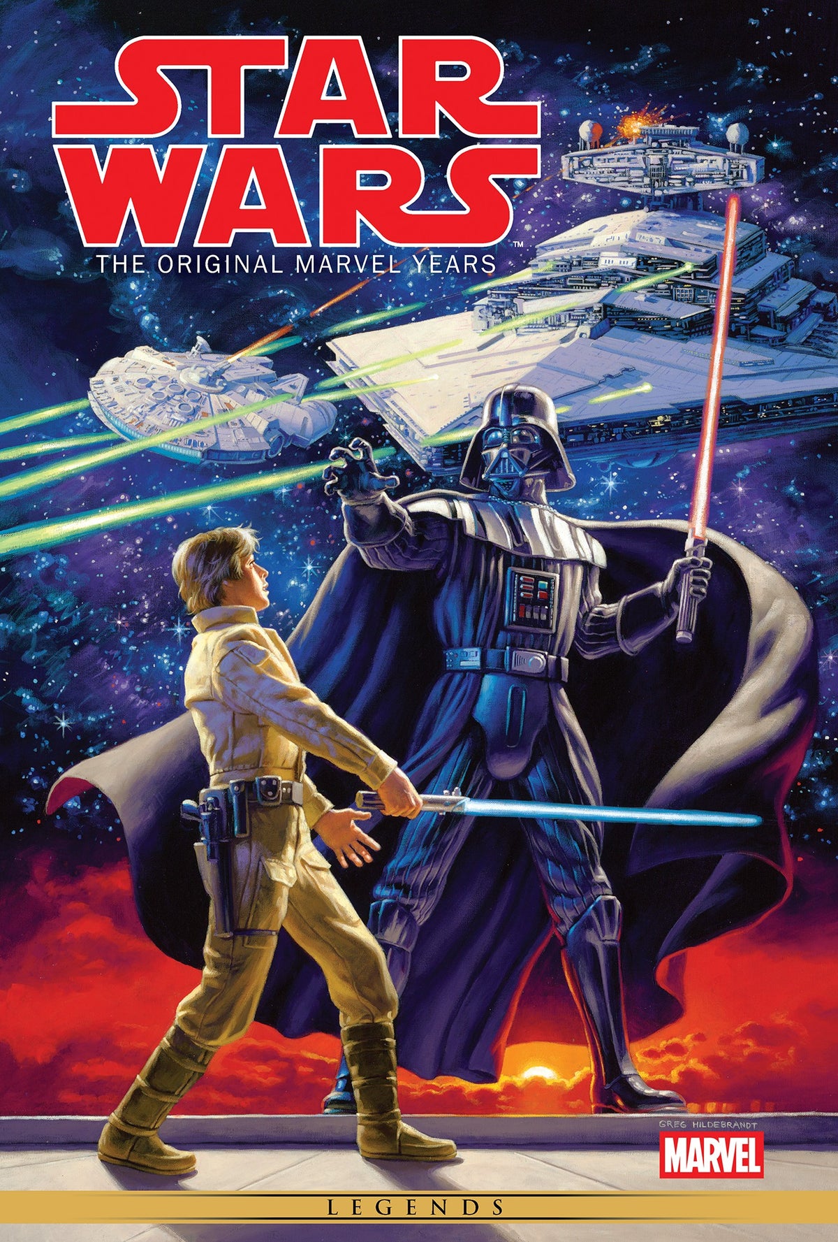 Star Wars: The Original Marvel Years Omnibus Vol. 1 Greg Hildebrandt DM Only cover