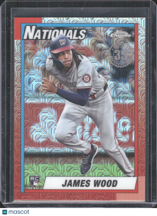 2024 Topps Chrome 1989 Topps Baseball 35th Anniversary James Wood #89BC-146 RC