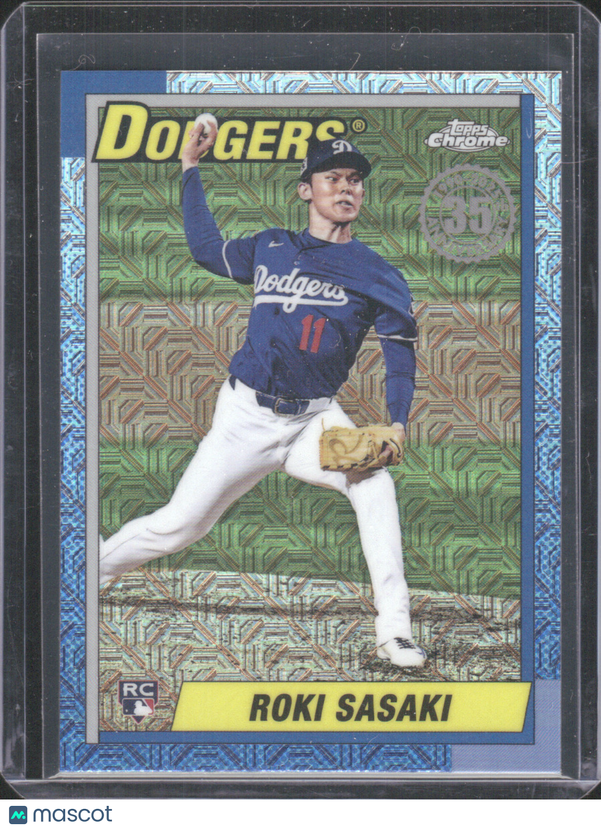 2024 Topps Chrome 1989 Topps Roki Sasaki #T89C-135 Mojo Refractor RC