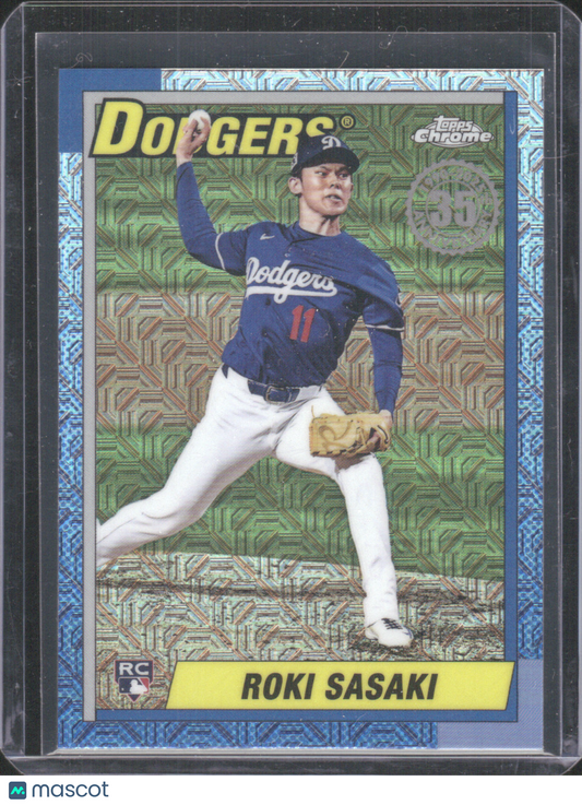 2024 Topps Chrome 1989 Topps Roki Sasaki #T89C-135 Mojo Refractor RC