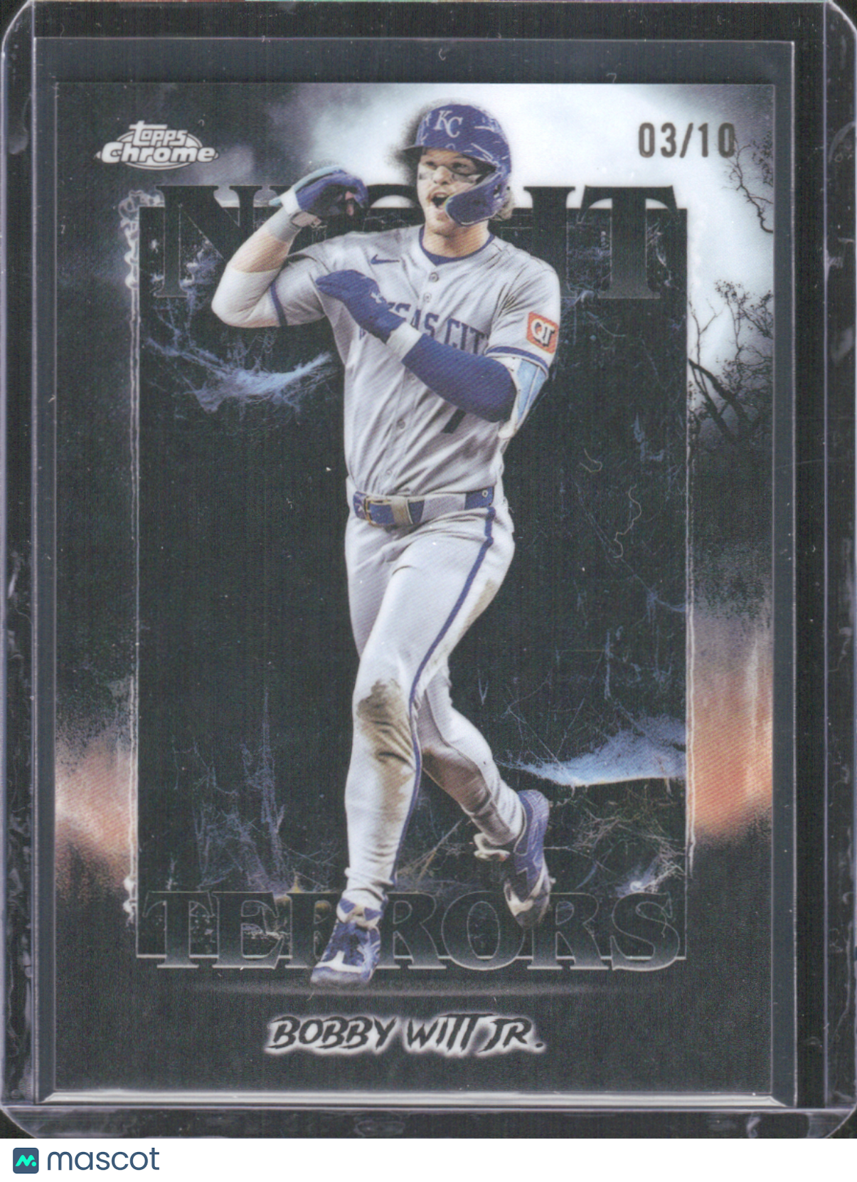 2025 Topps Chrome Night Terrors Bobby Witt Jr. #NT-4 03/10