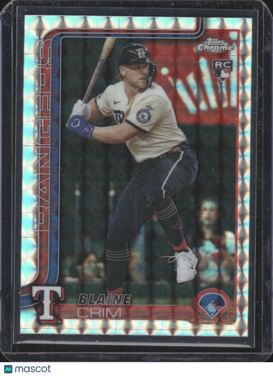 2025 Topps Chrome Update Series Blaine Crim #USC83 X-Fractor RC
