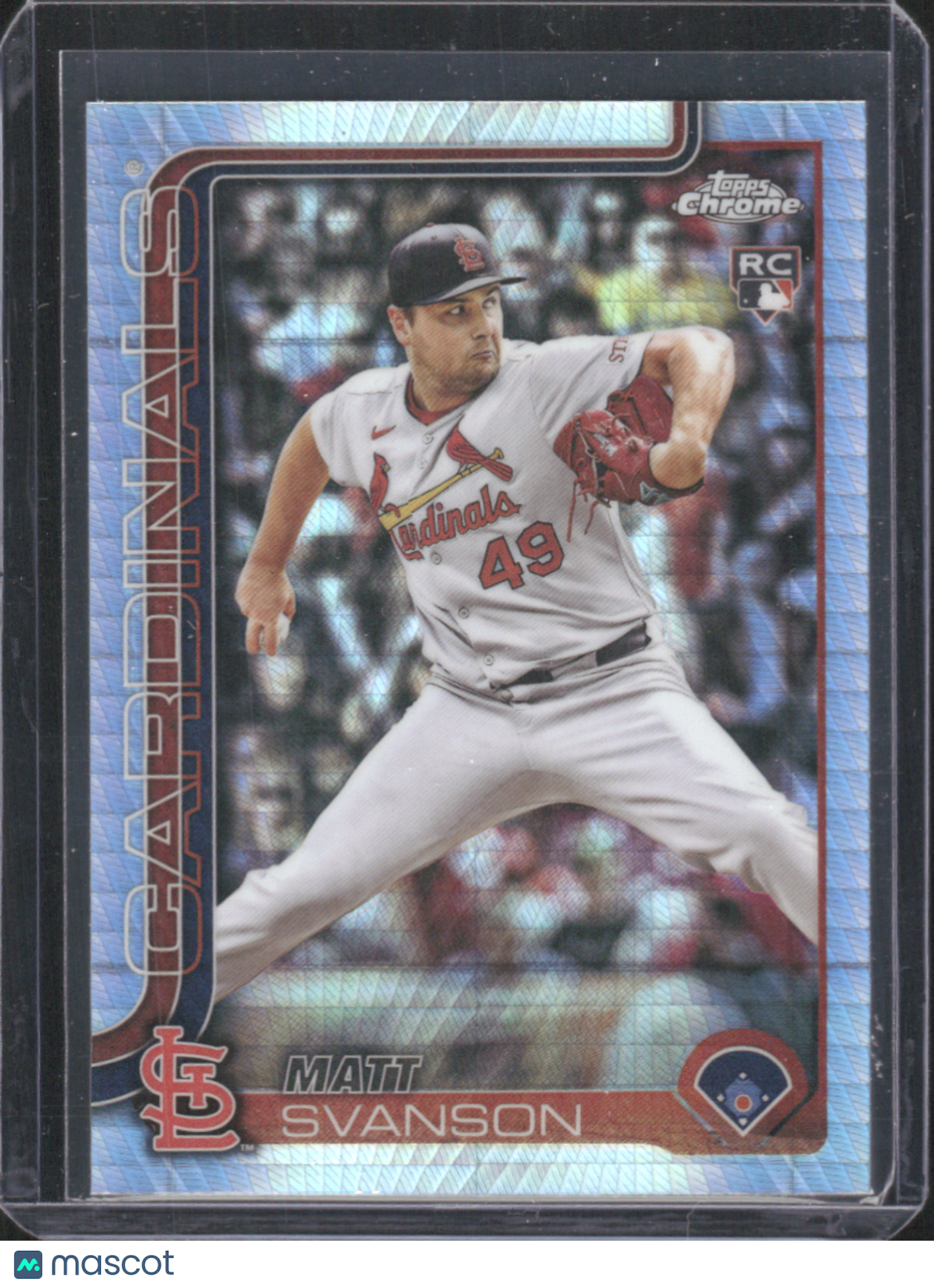2024 2025 Topps Chrome Update Series Matt Svanson #USC5 Prism Refractor RC