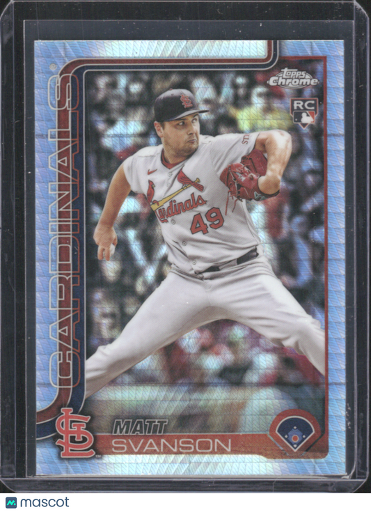 2024 2025 Topps Chrome Update Series Matt Svanson #USC5 Prism Refractor RC