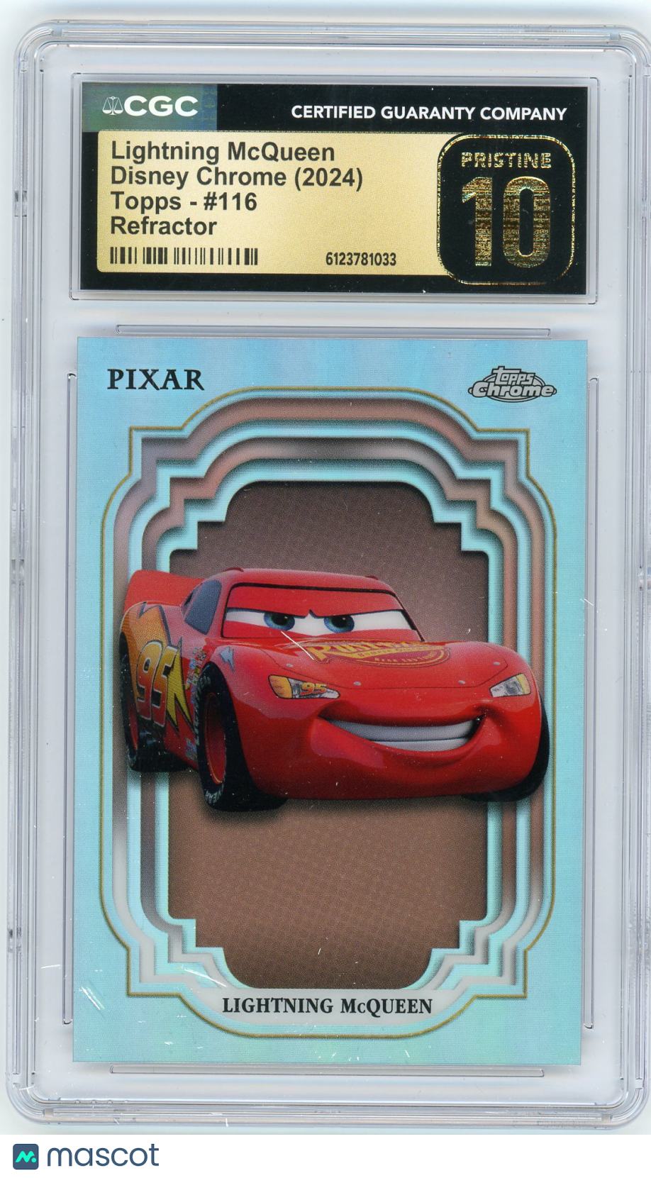 HL-P04 Topps Disney Chrome Lightning McQueen #116