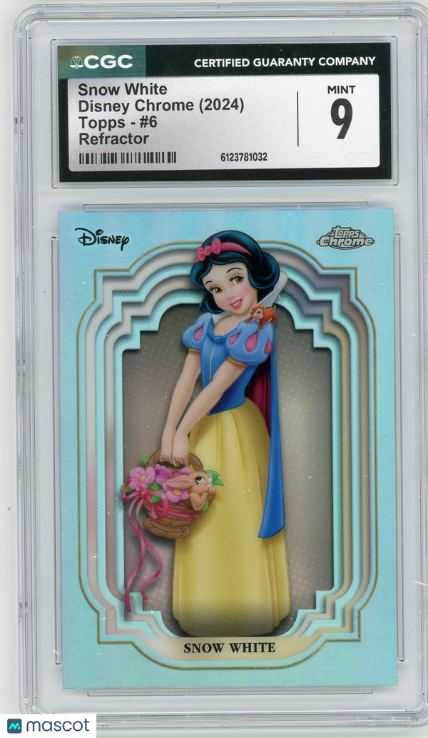 HL-P04 Topps Disney Chrome Snow White #6 CGC 9