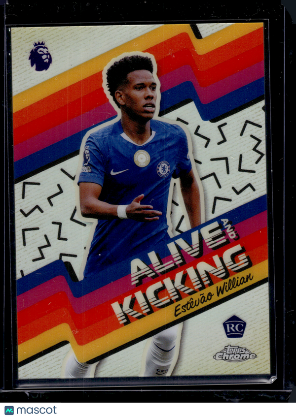 2026 HL-P02 Topps Chrome Alive and Kicking Estêvão Willian #AK-14 RC