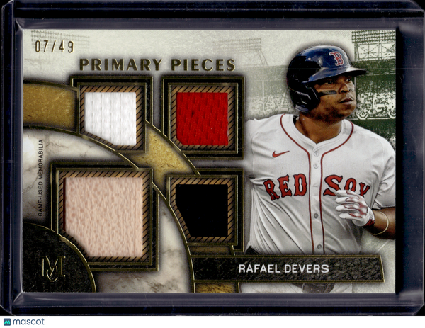 2025 HL-P02 Topps Museum Collection Rafael Devers #SPPQ-RD /49
