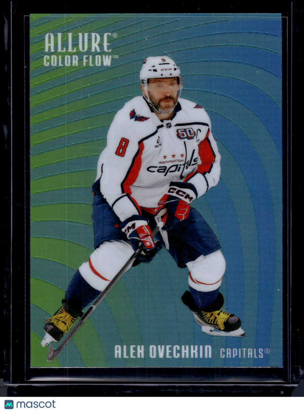2026 HL-P02 Upper Deck Allure Color Flow Alex Ovechkin #CF-12 Green-Blue