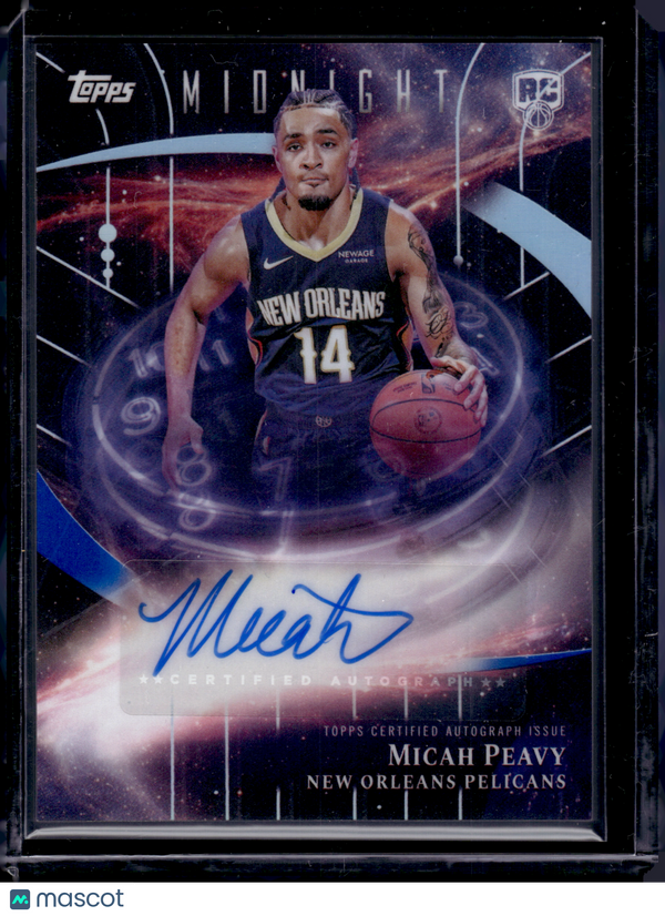 2025 HL-P02 Topps Midnight Stroke of Midnight Micah Peavy #SMR-MP RC