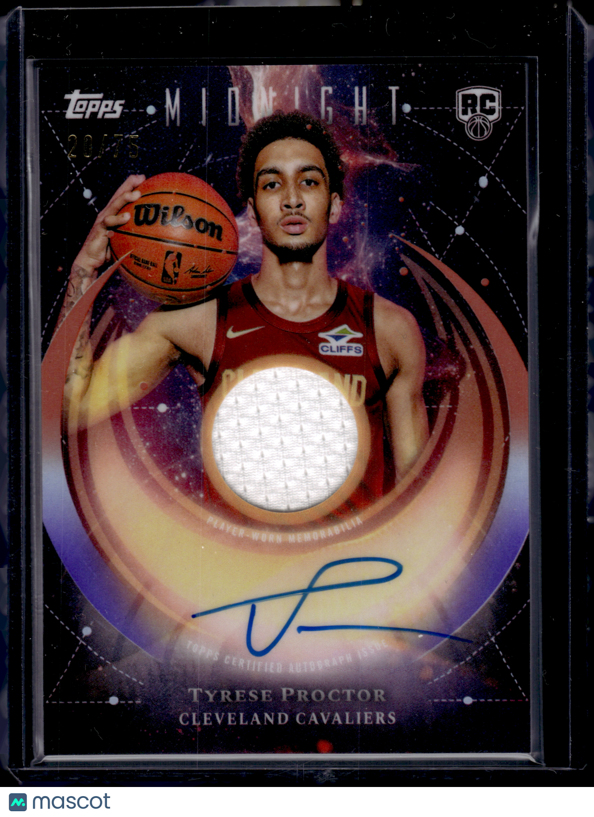 2025 HL-P02 Topps Midnight Tyrese Proctor #RJA-TP Patch RC Memorabilia