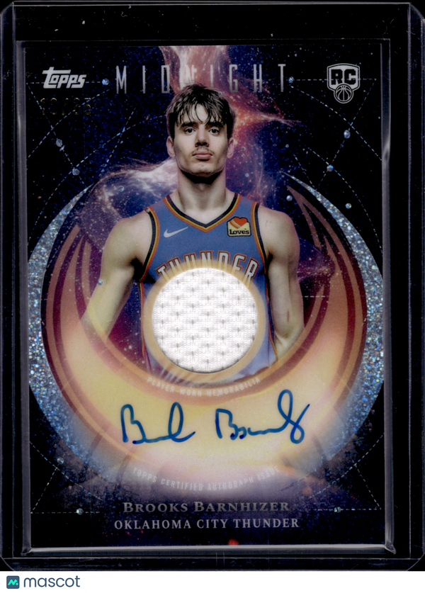 2025 HL-P02 Topps Midnight Brooks Barnhizer #RJA-BB /35 RC Memorabilia