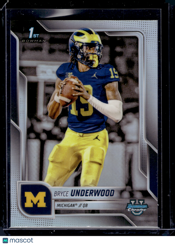 2025 HL-P01 Bowman Chrome Bryce Underwood #196 Refractor 1st Bowman