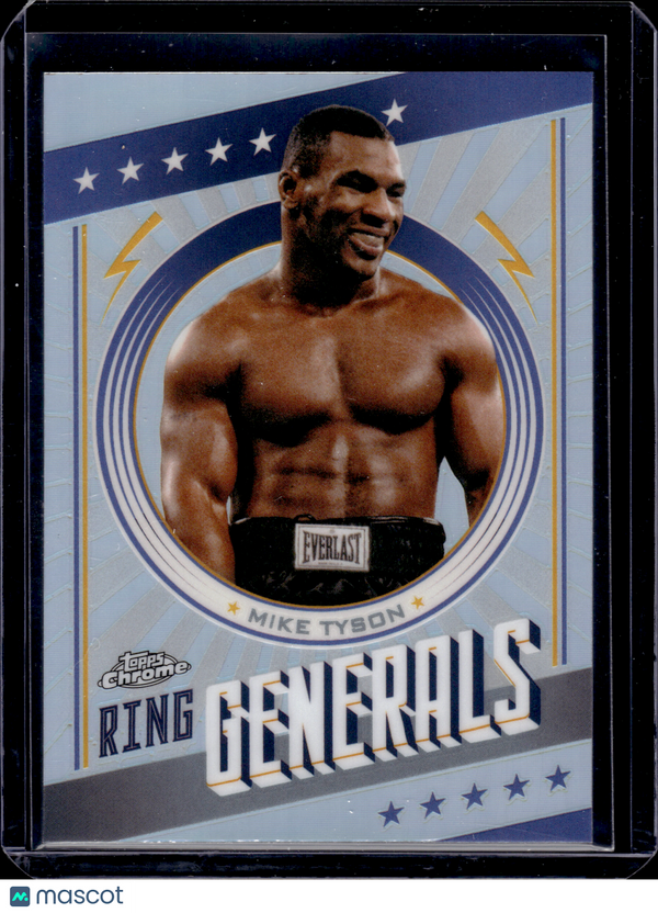 2024 HL-P01 Topps Chrome Ring Generals Mike Tyson #RG-4 Refractor SP