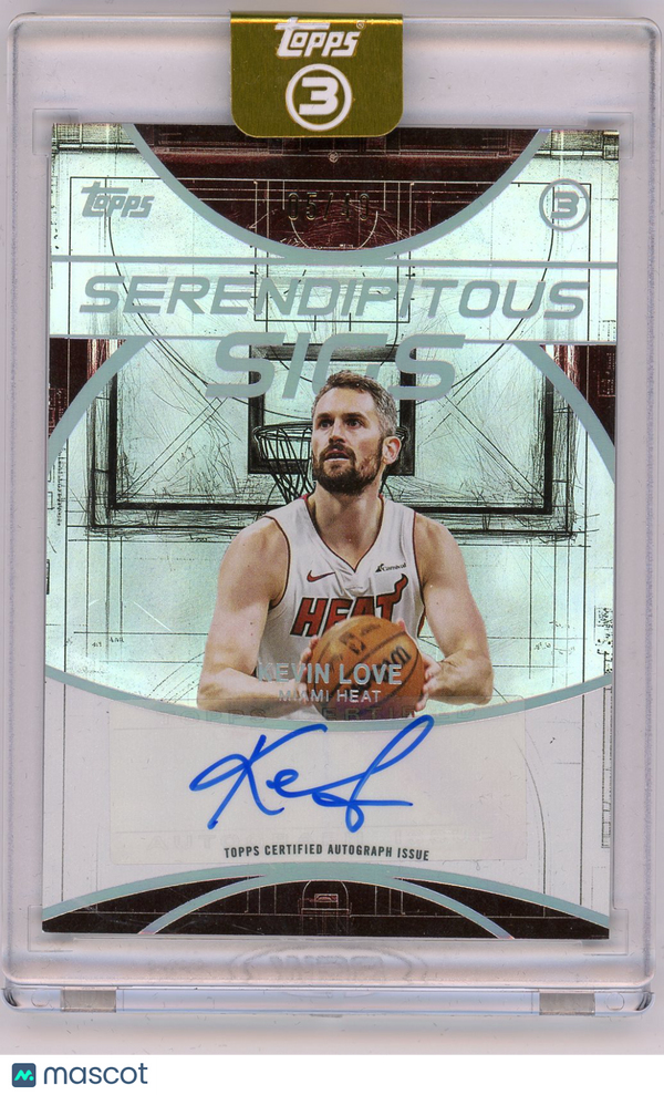 2026 HL-P02 Topps 3 Basketball Serendipitous Sigs Kevin Love #SS-KL /49