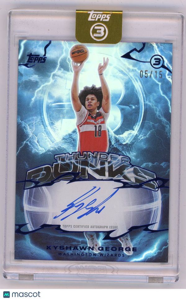 2026 2HL-P02 026 Topps 3 Thunder Dunks Kyshawn George #TD-KGO /15