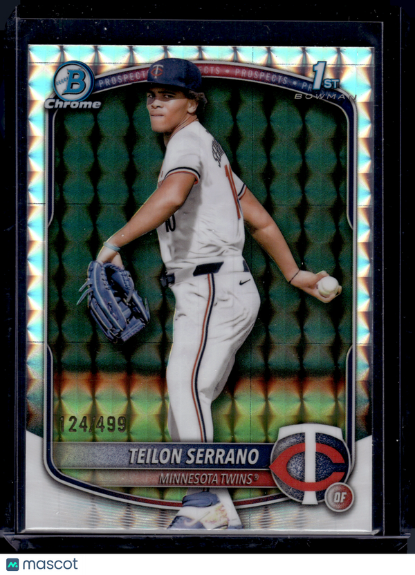 2025 HL-P01 Bowman Chrome Teilon Serrano #BCP-188 Geometric Refractor /499