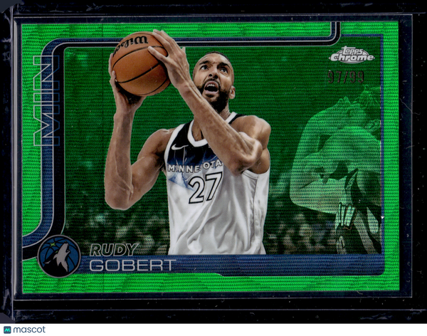 2025 HL-P01 Topps Chrome Rudy Gobert #165 Green /99