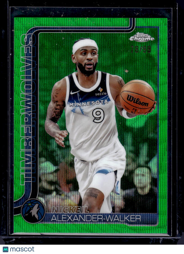 2025 HL-P01 Topps Chrome Nickeil Alexander-Walker #193 Green Wave /99