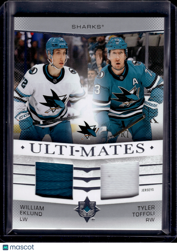 2025 HL-P01 Upper Deck Ultimate Collection Toffoli Eklund #UTM-TE Jersey Patch