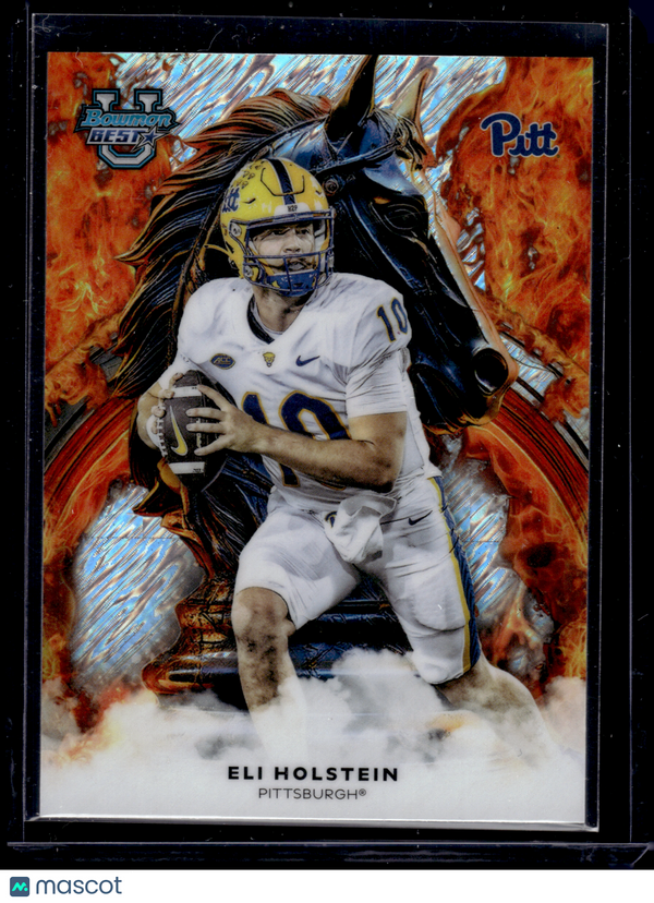 2025 HL-P10 Topps Bowman University Best Workhorse Eli Holstein #W-11 Shimmer