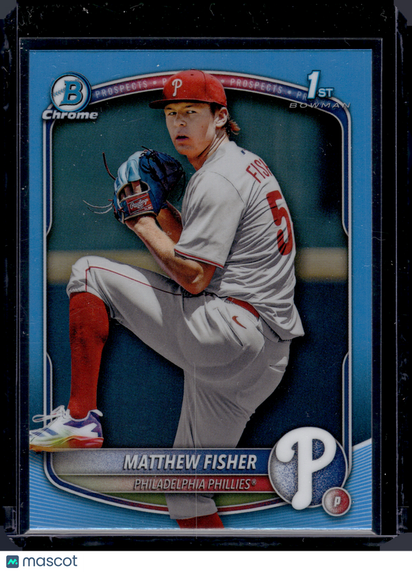 2025 HL-P10 Bowman Chrome Matthew Fisher #BDC-106 Sky Blue