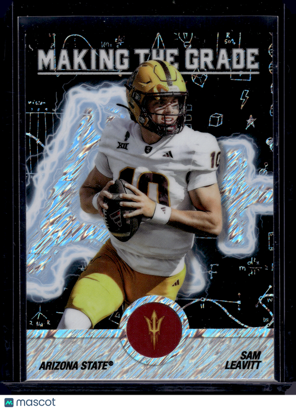 2025 HL-P10 Topps Making the Grade Sam Leavitt #MG-8 Shimmer