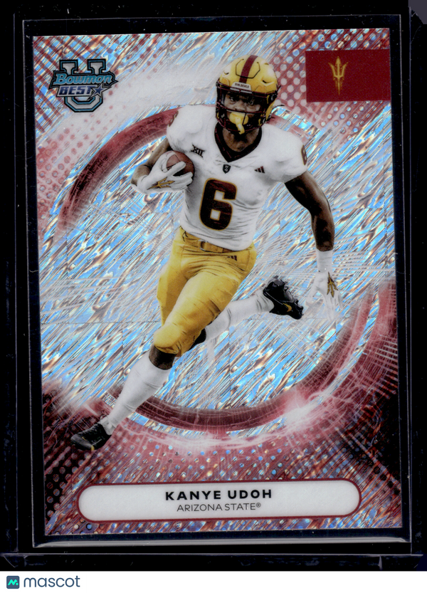 2025 HL-P10 Topps Bowman's Best University Kanye Udoh #70 Refractor