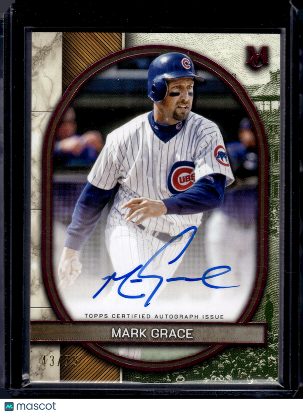 2025 HL-P02 Museum Collection Mark Grace #AA-MG /75 Archival Autograph