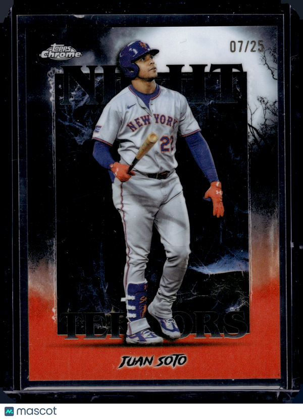 2025 HL-P02 Chrome Night Terrors Juan Soto #NT-8 Orange /25