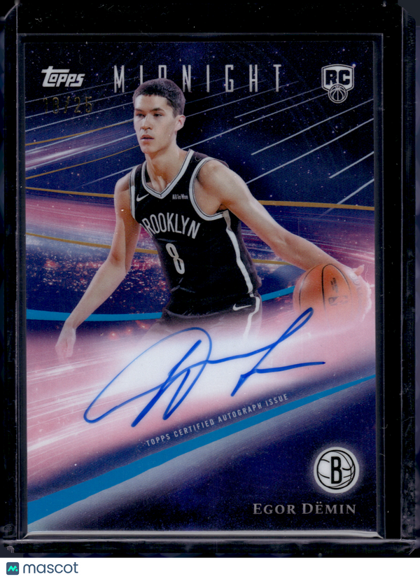 2025 HL-P02 Midnight Rookie Horizon Signatures Egor Dëmin #RHS-ED /25 RC