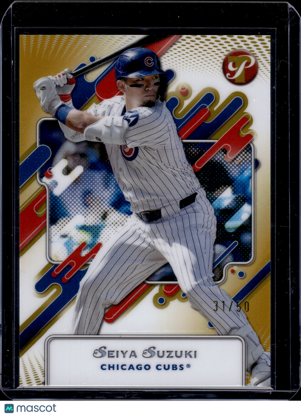 2025 HL-P02 Pristine Seiya Suzuki #33 Gold Refractor /50