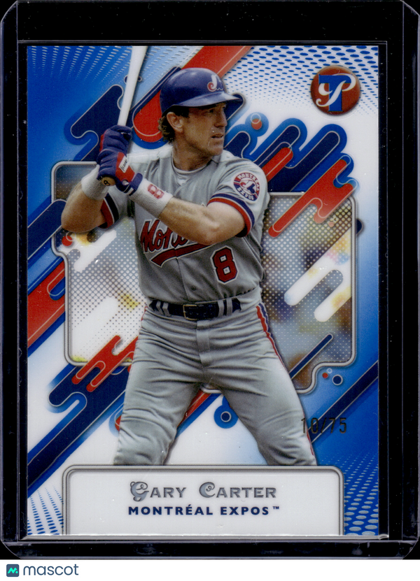 2025 HL-P02 Pristine Gary Carter #164 Blue Refractor /75